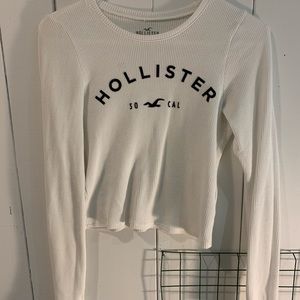 White long sleeve shirt.